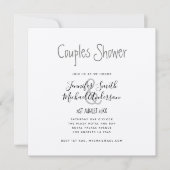 Minimalistisch handgeschreven stellingsteller Show Kaart (Voorkant)