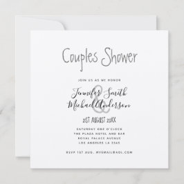 Minimalistisch handgeschreven stellingsteller Show Kaart