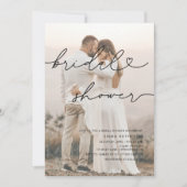 Minimalistisch handgeschreven Vrijgezellenfeest Kaart (Voorkant)