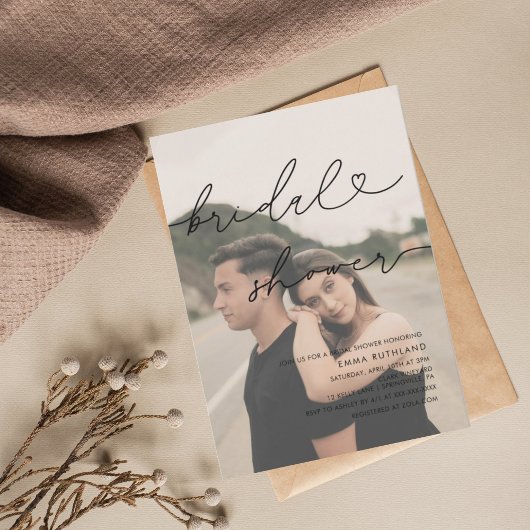 Minimalistisch handgeschreven Vrijgezellenfeest Kaart