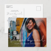 Minimalistisch handgeschreven Vrijgezellenfeest pe Briefkaart (Voorkant / Achterkant)