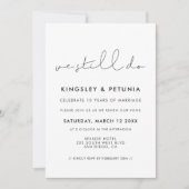 Minimalistisch handgeschreven We doen nog steeds d Kaart (Voorkant)