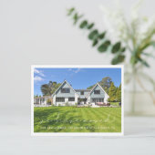 Minimalistisch handgeschreven We hebben verplaatst Briefkaart (Staand voorkant)