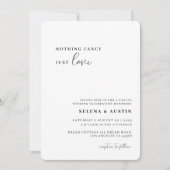 Minimalistisch handscript niets Fancy gewoon van L Kaart (Voorkant)