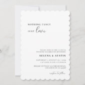 Minimalistisch handscript niets Fancy gewoon van L Kaart (Voorkant)