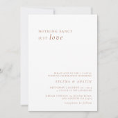 Minimalistisch handscript niets Fancy gewoon van L Kaart (Voorkant)