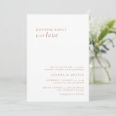 Minimalistisch handscript niets Fancy gewoon van L Kaart (Staand voorkant)