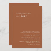 Minimalistisch handscript niets Fancy gewoon van L Kaart (Voorkant / Achterkant)