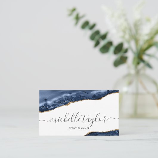 Minimalistisch handtekeningscript voor moderne mar visitekaartje (Staand voorkant)