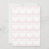Minimalistisch Happy Birthday Gift Design (Achterkant)