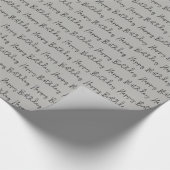 Minimalistisch Happy Birthday-script Cadeaupapier (Hoek)