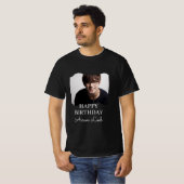 Minimalistisch Happy Birthday T-shirt (Voorkant volledig)