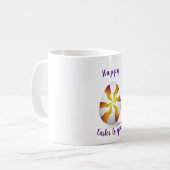 Minimalistisch Happy Easter voor u Romantic Koffiemok (Voorkant links)