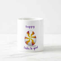 Minimalistisch Happy Easter voor u Romantic