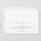 Minimalistisch hart Baby Foto Geboorte Aankondiging (Achterkant)