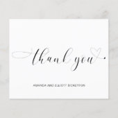 Minimalistisch harthuwelijk Hartelijk dank (Voorkant)