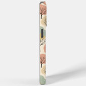 Minimalistisch herfstboompatroon pastel herfstbos Case-Mate iPhone case (Achterkant / Rechts)