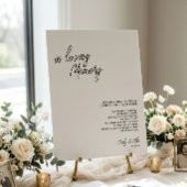 Minimalistisch herinneringsbord – "In Liefdevolle  Poster