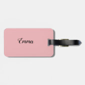 Minimalistisch het avontuur begint vrijgezellenfee bagagelabel (Achterkant horizontaal)