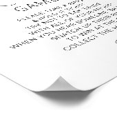 Minimalistisch het ringspel Vrijgezellenfeest spel Poster (Hoek)