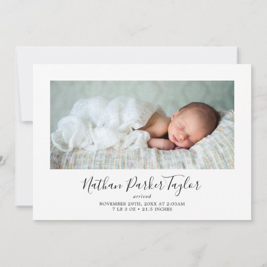 Minimalistisch hoe meer de aankondiging van de geb (Achterkant)