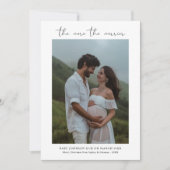 Minimalistisch, hoe meer de vrolijkere kerst feestdagenkaart (Voorkant)