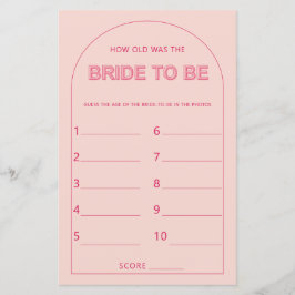 Minimalistisch Hoe oud was de bruiddouche?