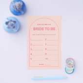 Minimalistisch Hoe oud was de bruiddouche? Flyer (Enkel)