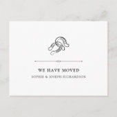 Minimalistisch Hoefijzer | Verhuisaankondiging Briefkaart (Voorkant)