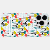 Minimalistisch Hoesje-Mate voor bewerkbare inscrip Case-Mate iPhone Case (Achterkant (horizontaal))