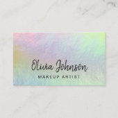 Minimalistisch holografisch Visitekaartje van de O (Voorkant)