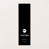 Minimalistisch Home-pictogram / makelaar Visitekaartje (Buitenkant ongevouwen)