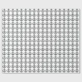 Minimalistisch honingbijenhommelpatroon cadeaupapier (Vlak)