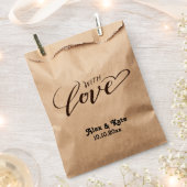 Minimalistisch Huwelijk Bedankzakje (Geknipt)