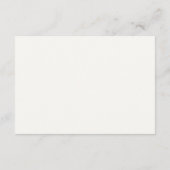 Minimalistisch huwelijk informatiekaartje (Achterkant)