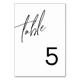 Minimalistisch huwelijk kaart