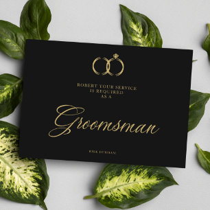 Minimalistisch huwelijk Rings Groomsman Luxury