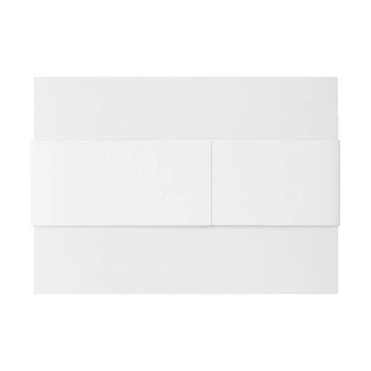 Minimalistisch huwelijk uitnodigingen wikkel (Achterkant Voorbeeld)