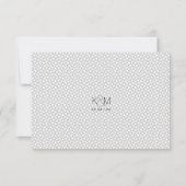 Minimalistisch huwelijk — zwarte ID523 — details (Achterkant)