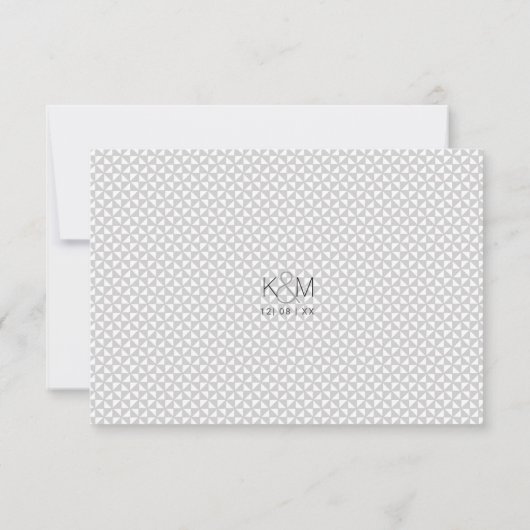 Minimalistisch huwelijk — zwarte ID523 — details (Achterkant)