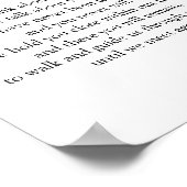 Minimalistisch huwelijksmonument tot we elkaar wee poster