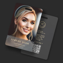 Minimalistisch ID-Kaart naam werknemer Volledige f