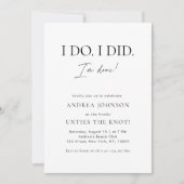 Minimalistisch Ik heb gedaan Ik ben klaar met sche Kaart (Voorkant)