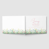 Minimalistisch in liefdevolle herinnering begrafen gastenboek (Volledig)