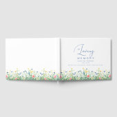 Minimalistisch in liefdevolle herinnering begrafen gastenboek (Volledig)