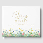 Minimalistisch in liefdevolle herinnering begrafen gastenboek (Voorkant)