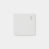 Minimalistisch ingenieursstudie/ Donkere academici Post-it® Notes (Voorkant)