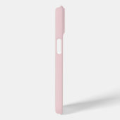 Minimalistisch Initiaal Modern Monogram Blush Pink Case-Mate iPhone Case (Achterkant / Rechts)