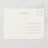 Minimalistisch Ink Wash Baby shower per Mail Feestdagenkaart (Achterkant)