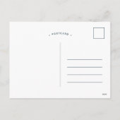 Minimalistisch Ink Wash Baby shower per Mail Feestdagenkaart (Achterkant)